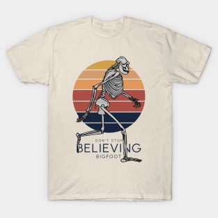 Vintage Bigfoot Don't Stop Believing T-Shirt